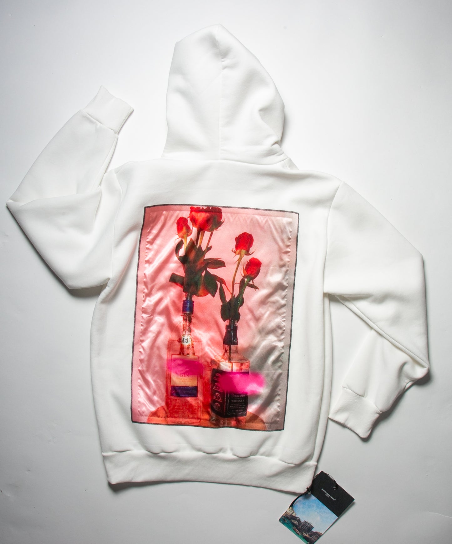 Bastille  Hoodie w/ Silk Alcoholic Flower